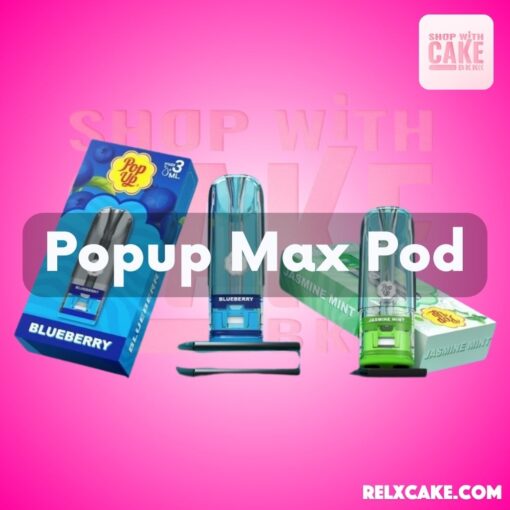 Popup Max Pod ราคาส่ง น้ำยาพอตป๊อบอัปแม็กซ์ เพิ่มน้ำยา 2.5 ML มีรสชาติให้ลือกถึง 17 กลิ่น ดีทุกกลิ่น อร่อยทุกรส ขายหัวพอต Popup Max Pod ราคาถูก ส่งด่วน กทม หัวพอตบุหรี่ไฟฟ้า