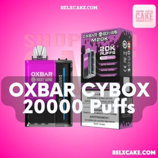 OXBAR CYBOX 20000 Puffs ราคาส่ง พอตใช้แล้วทิ้ง ใหม่ล่าสุด สูบได้ 20000 คำ ราคาส่ง บุหรี่ไฟฟ้าใช้แล้วทิ้ง 20K มีให้เลือกกว่า 20 กลิ่นแสนอร่อย ราคาถูก ส่งด่วน